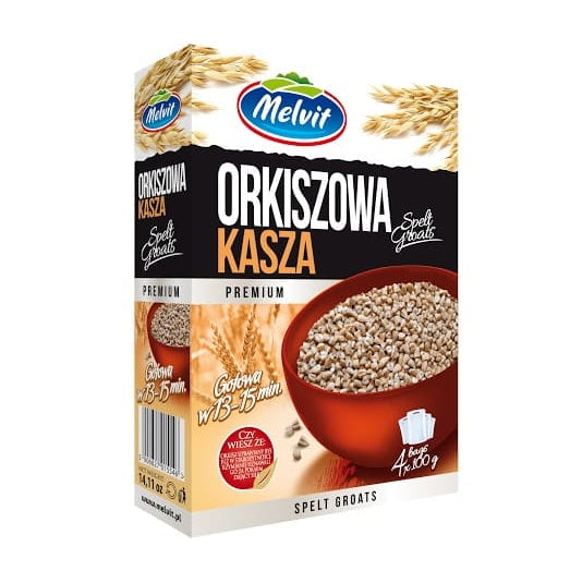 Melvit Spelt groats 4X100g sachets
