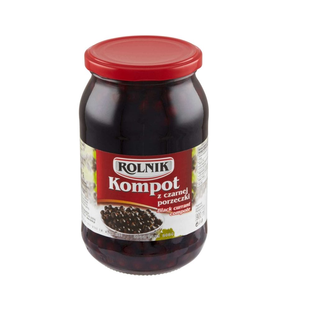 Rolnik Blackcurrant in Light Syrup Kompot 900ml image 0