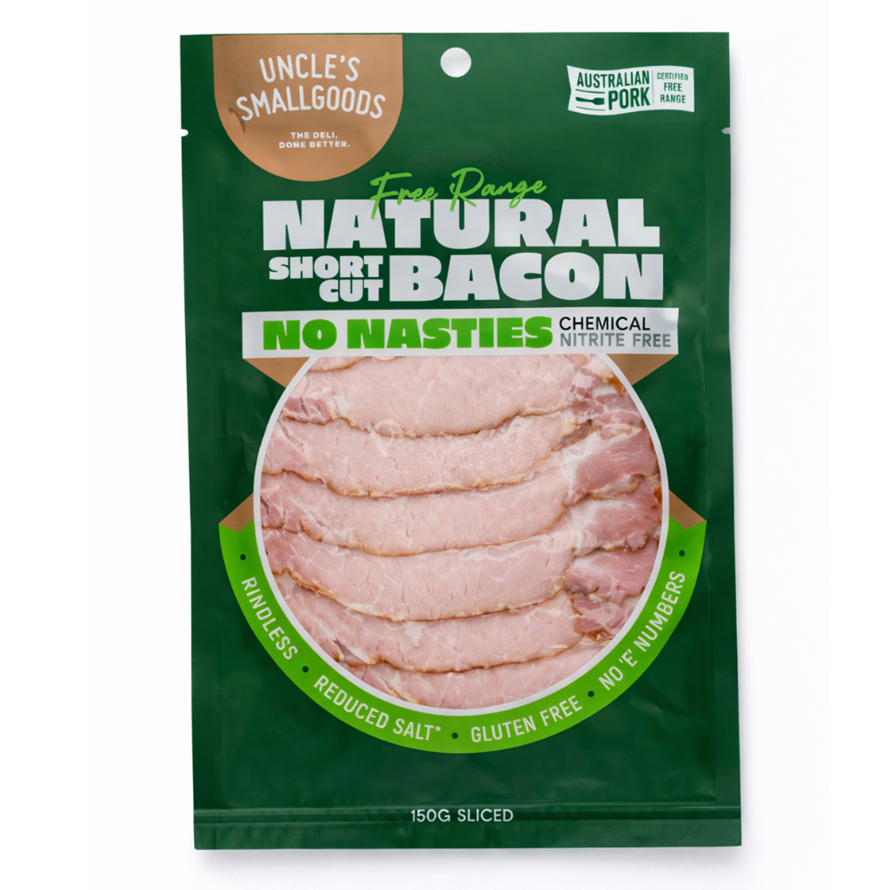 Natural Short Cut Bacon 150g Sliced image 0