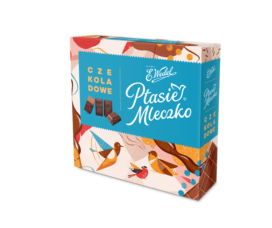 E.Wedel Ptasie Mleczko Chocolate Flavour - Choc covered marshmallow - 380g image 0