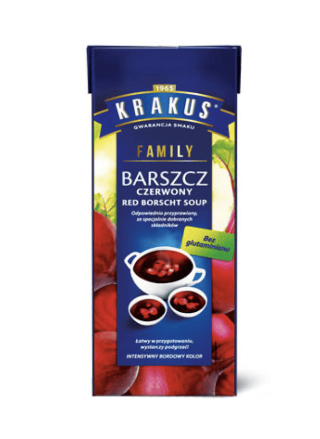 Krakus Barszcz Czerwony Red Borscht Soup - 1.5L image 0