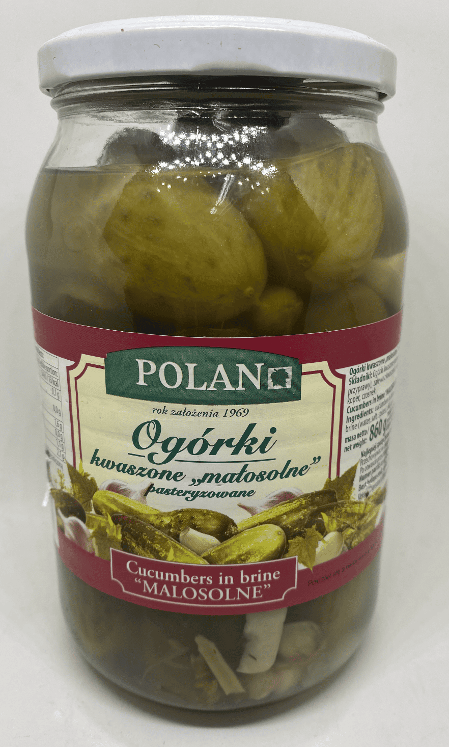 Pickles (Low salt brined) - 840g image 0