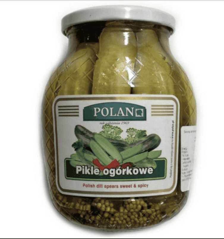 Polan Cucumbers Spears Sweet & Spicy 840g image 0