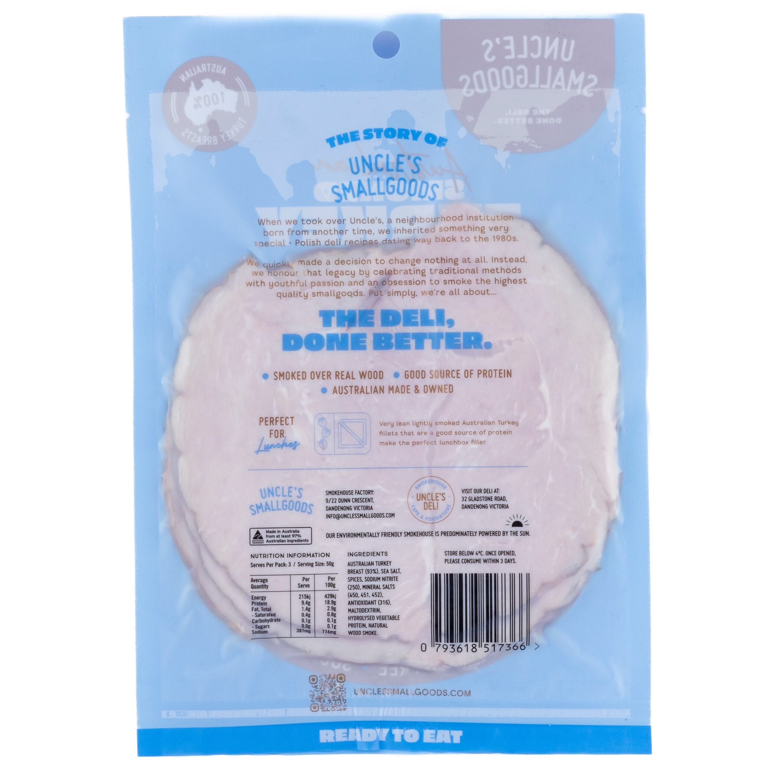 Turkey Ham sliced 150g image 1