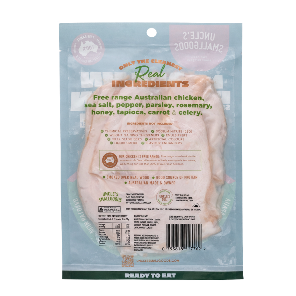 Natural Wood Smoked Chicken Sliced - 150g image 1