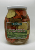 Polan Szwedzka Salad Sliced Cucumbers with Sweet Pepper - 850g image 0