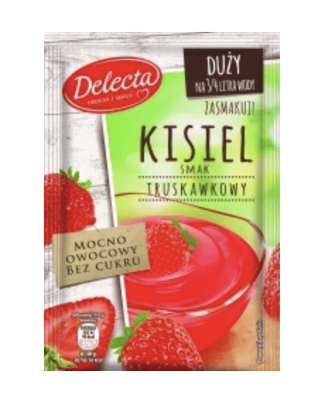 Delecta Strawberry Kisiel - 58g image 0