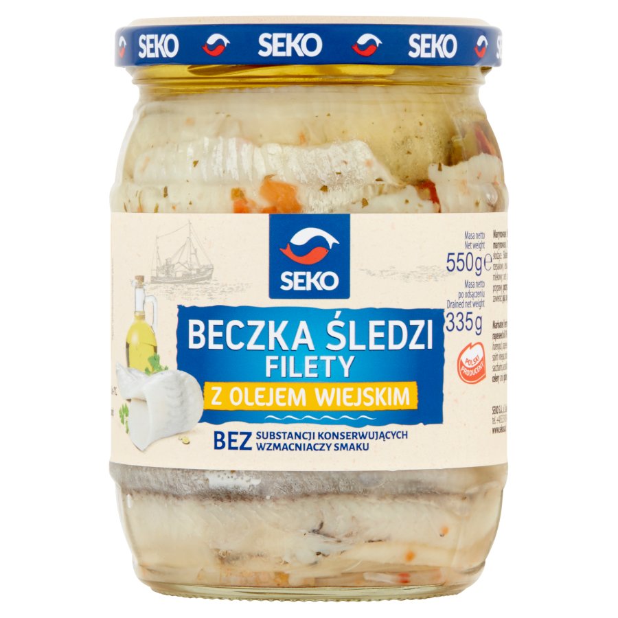 Seko Herrings in oil 800g image 0