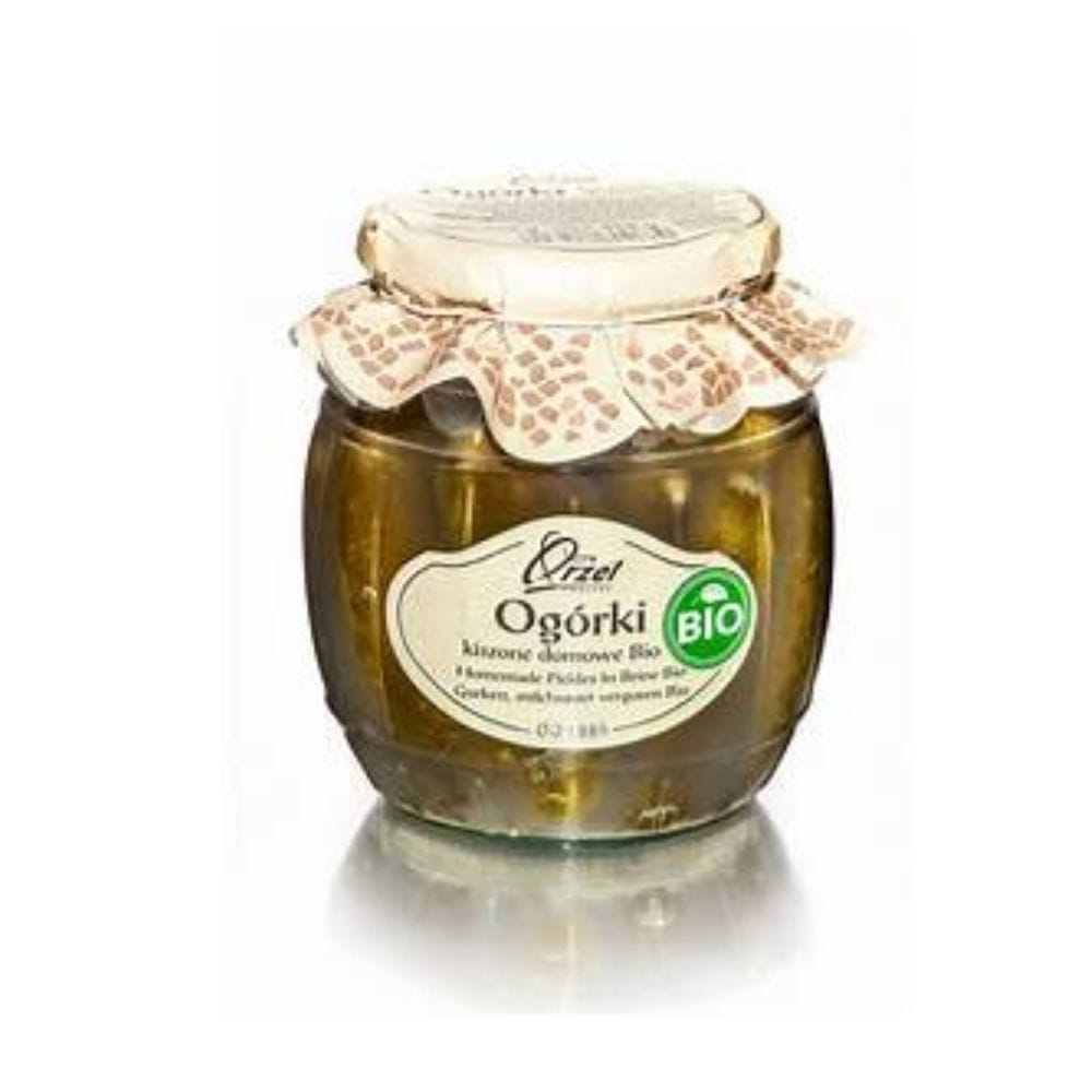 Orzel Cucumbers in brine BIO (ogorki kwaszone domowe) – 450g image 0