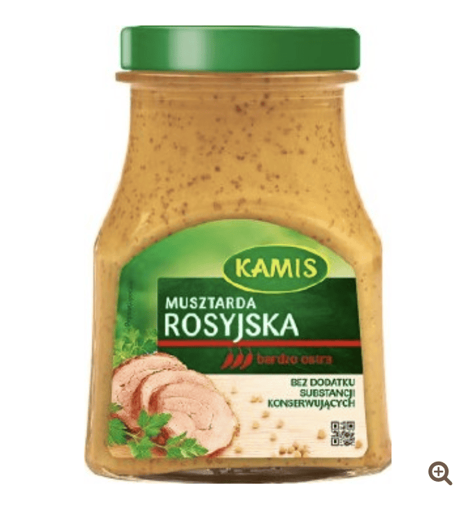 Kamis Spicy Russian Style Mustard - 185g image 0