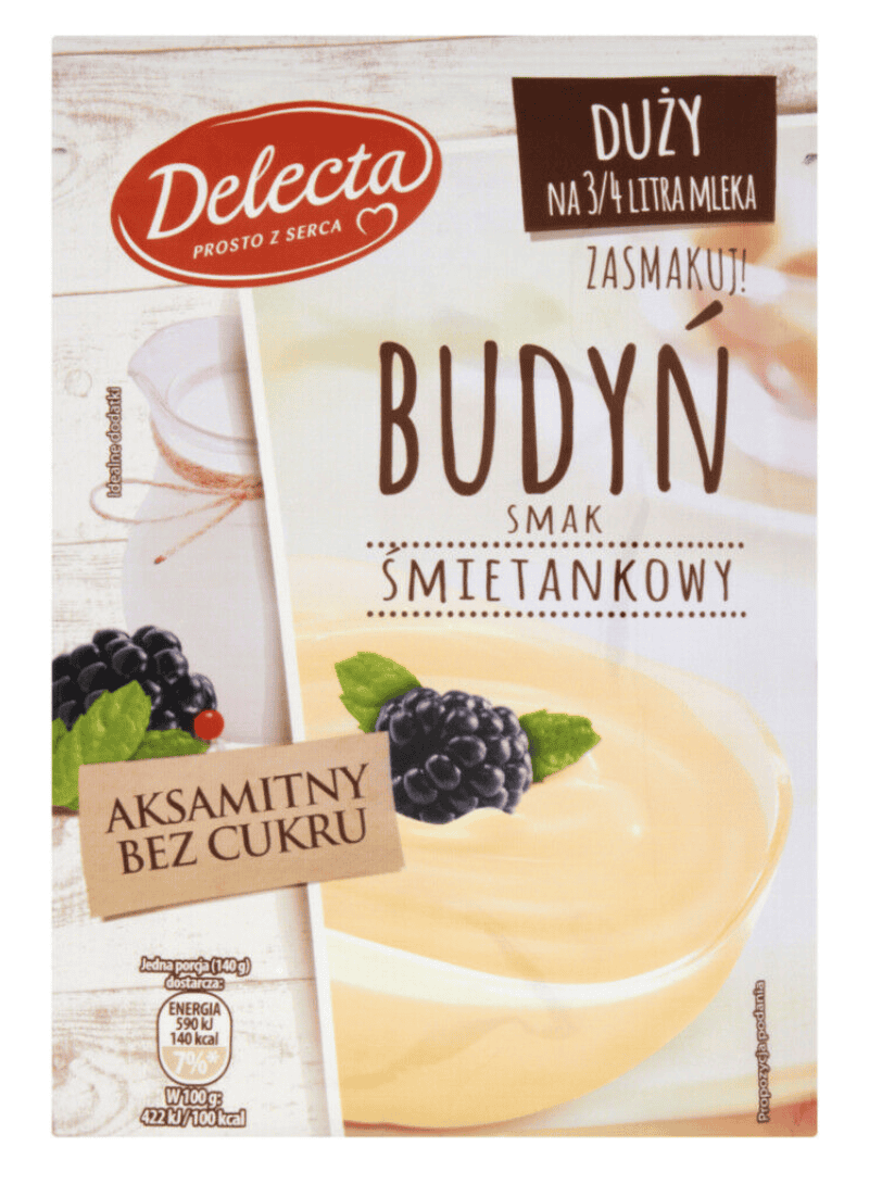 Delecta Chocolate Custard - 64g image 0