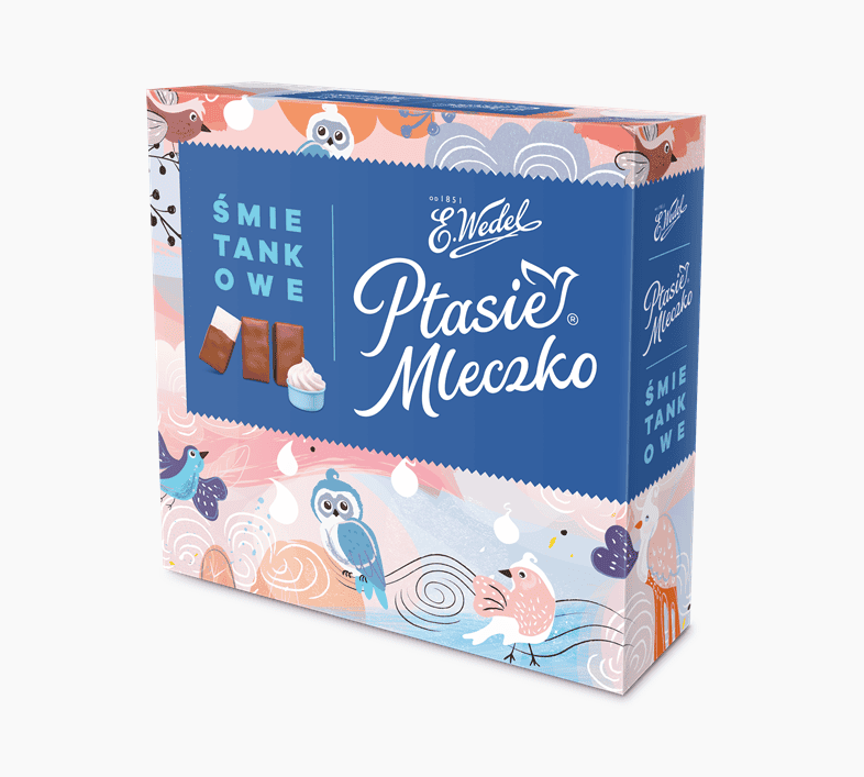 E.Wedel Ptasie Mleczko Cream Flavour - Choc covered marshmallow - 380g image 0