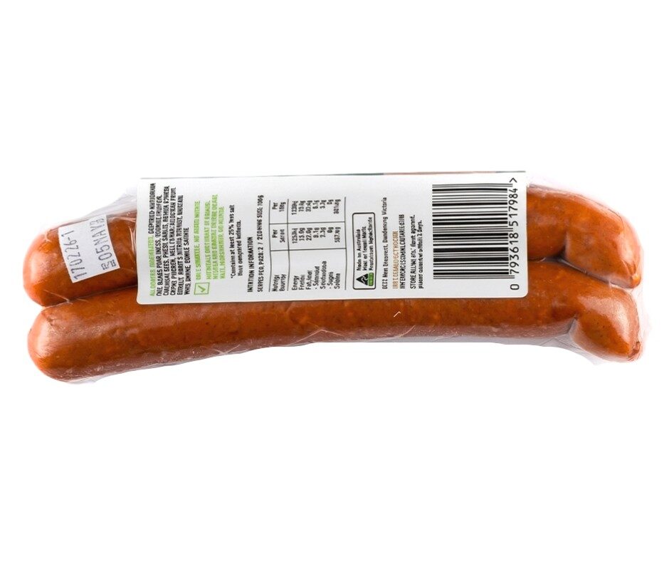 Natural Pork Kabana 200g image 1
