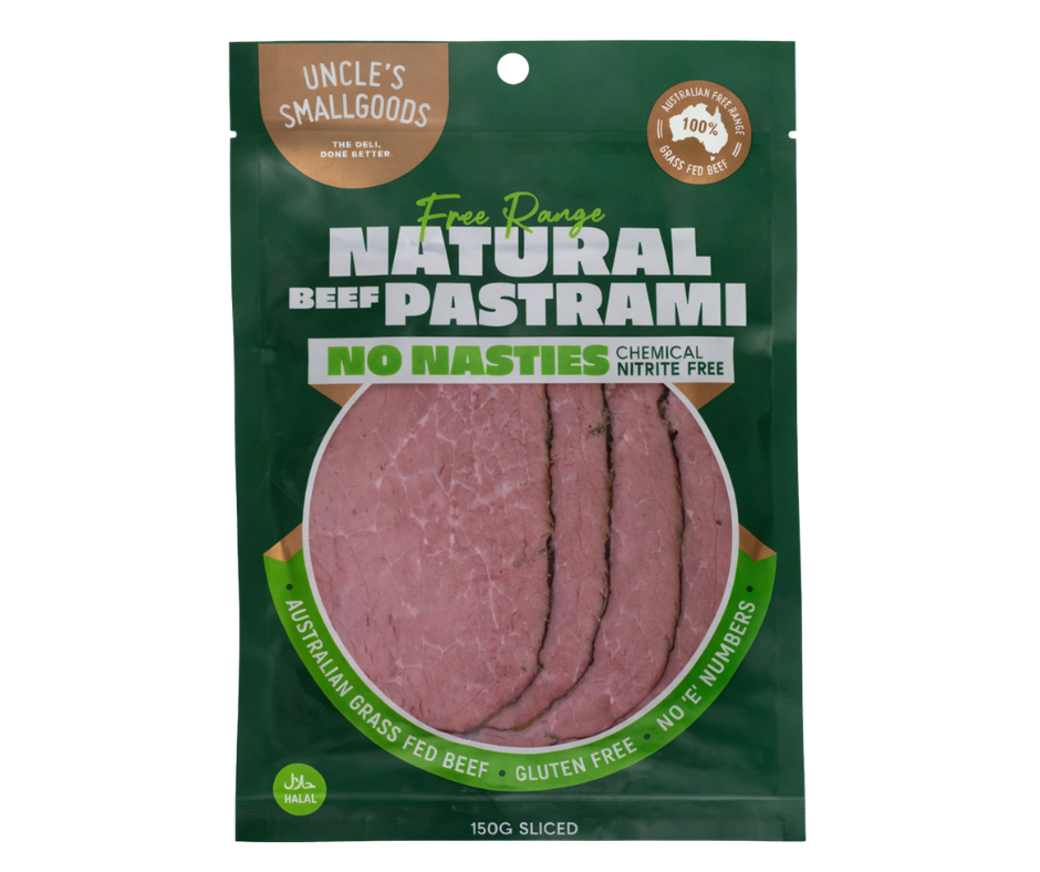 Natural Beef Pastrami - 150g Sliced