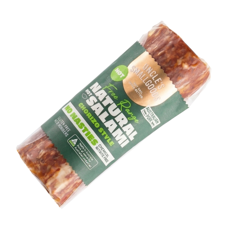 Uncle's Smallgoods Natural Hot Salami