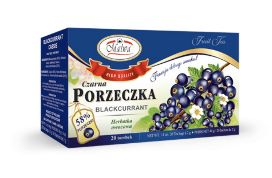 Malwa Blackcurrant (Porzeczka) Tea - 20 sachets image 0
