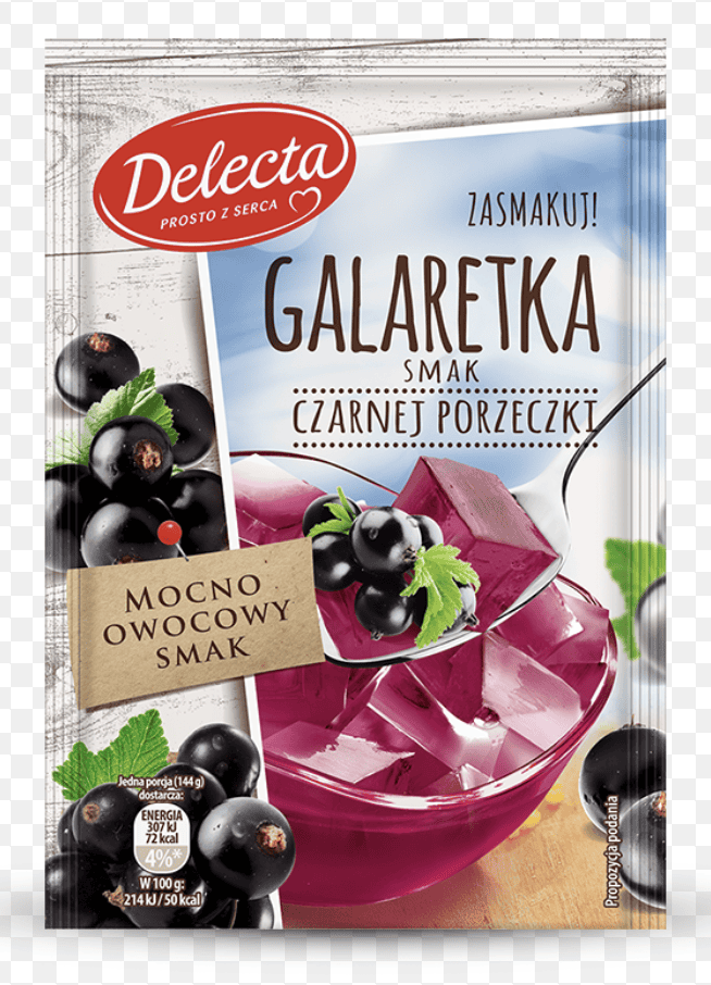 Delecta Galaretka Peach Soft Jelly - 75g image 0