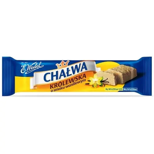 E.Wedel Sesame Halva Vanilla 50g / Chałwa Królewska image 0