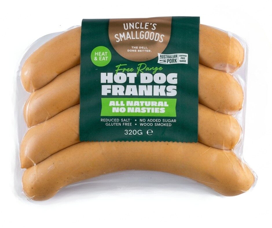 Natural Hot Dog Franks 320g image 0