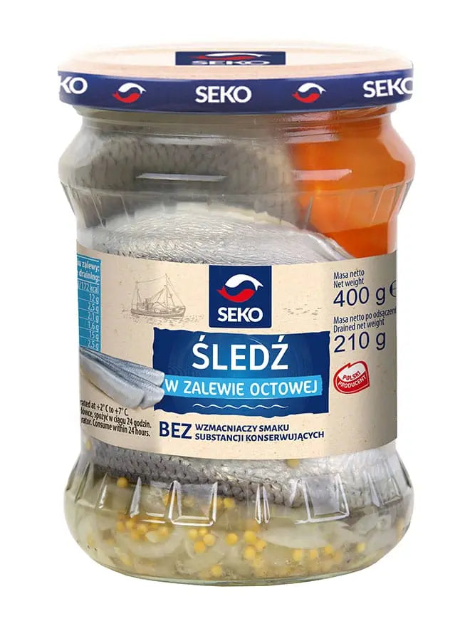 Seko Herrings in vinegar 400g image 0
