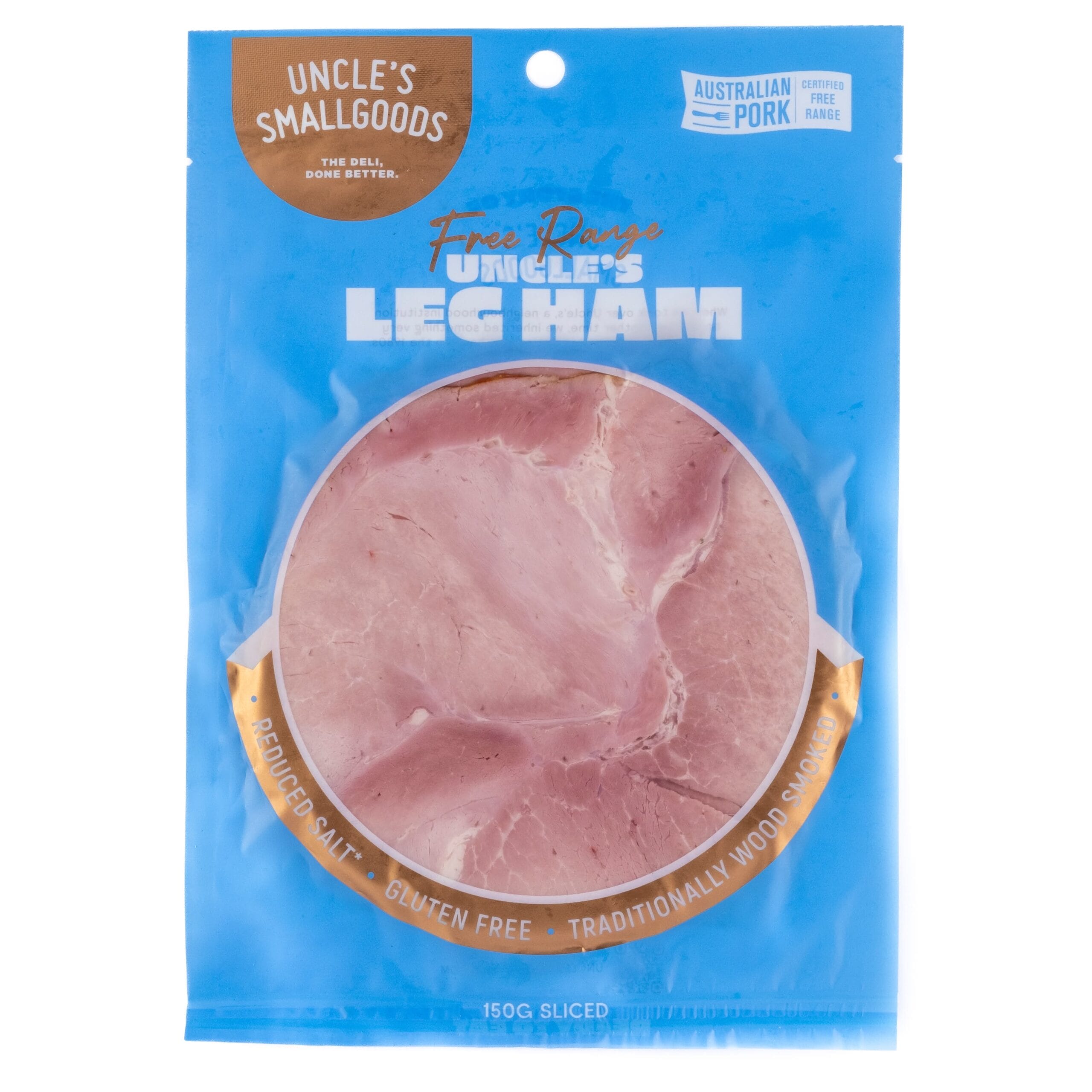 Uncle’s Ham – 150g sliced image 0