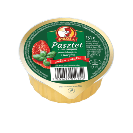 Poultry (chicken) Pate with Sun-dried tomatoes - 131g image 0